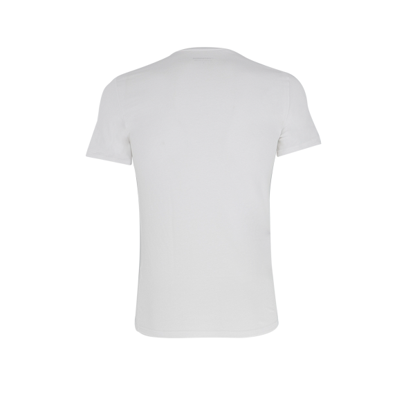 Maglia Girocollo Manica Corta Uomo Cotonella Bianco AU298_00001_4