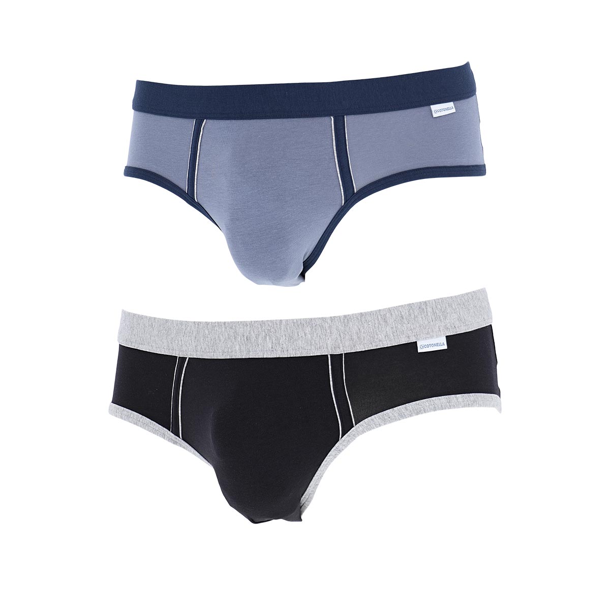 2 Slip Uomo Cotonella Ass 2grm AU378K2_0B100_4