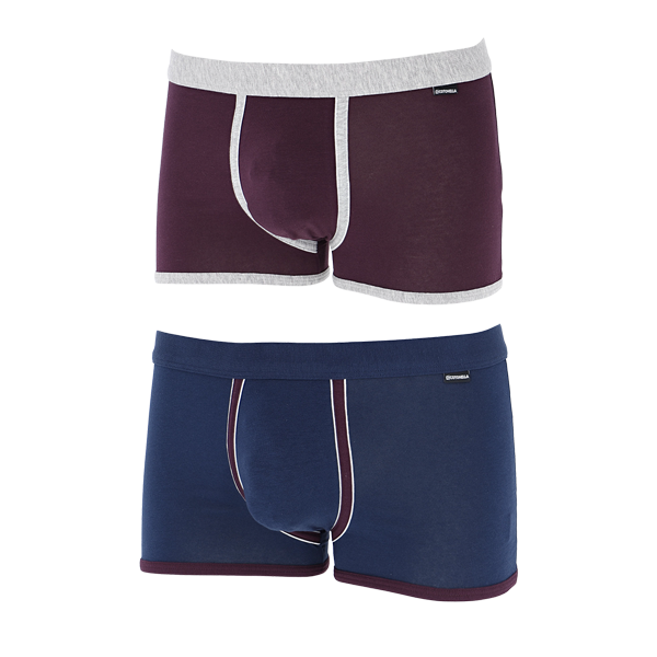 2 Short Uomo Cotonella Ass Blu Bordeau AU379K2_0A100_4