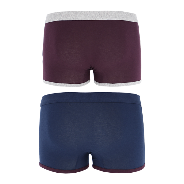 2 Short Uomo Cotonella Ass Blu Bordeau AU379K2_0A100_5