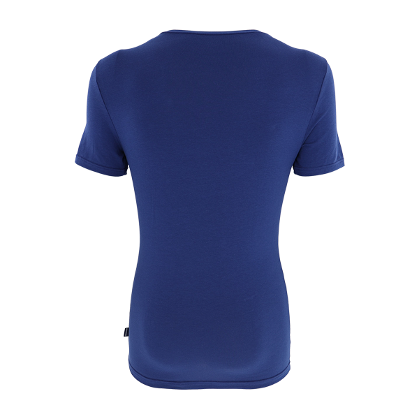Maglia Girocollo Mezza Manica Uomo Cotonella Blu AU390_BL014_3