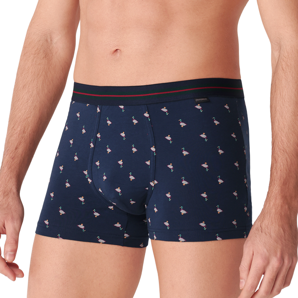 Short Uomo Cotonella Stampa Blu AU419_STBLU