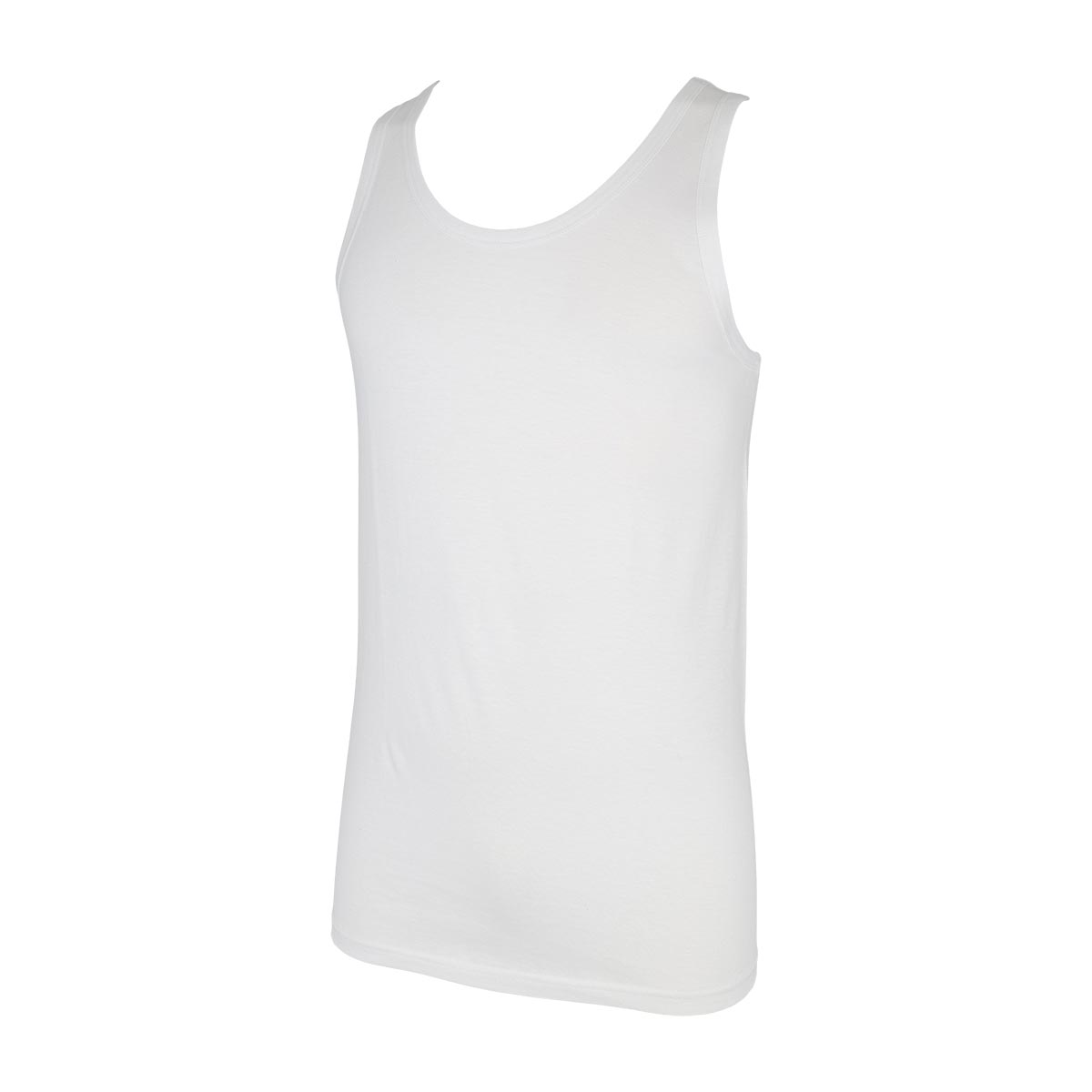 3 Canotta Uomo Cotonella Bianco AU420K3_00001_4
