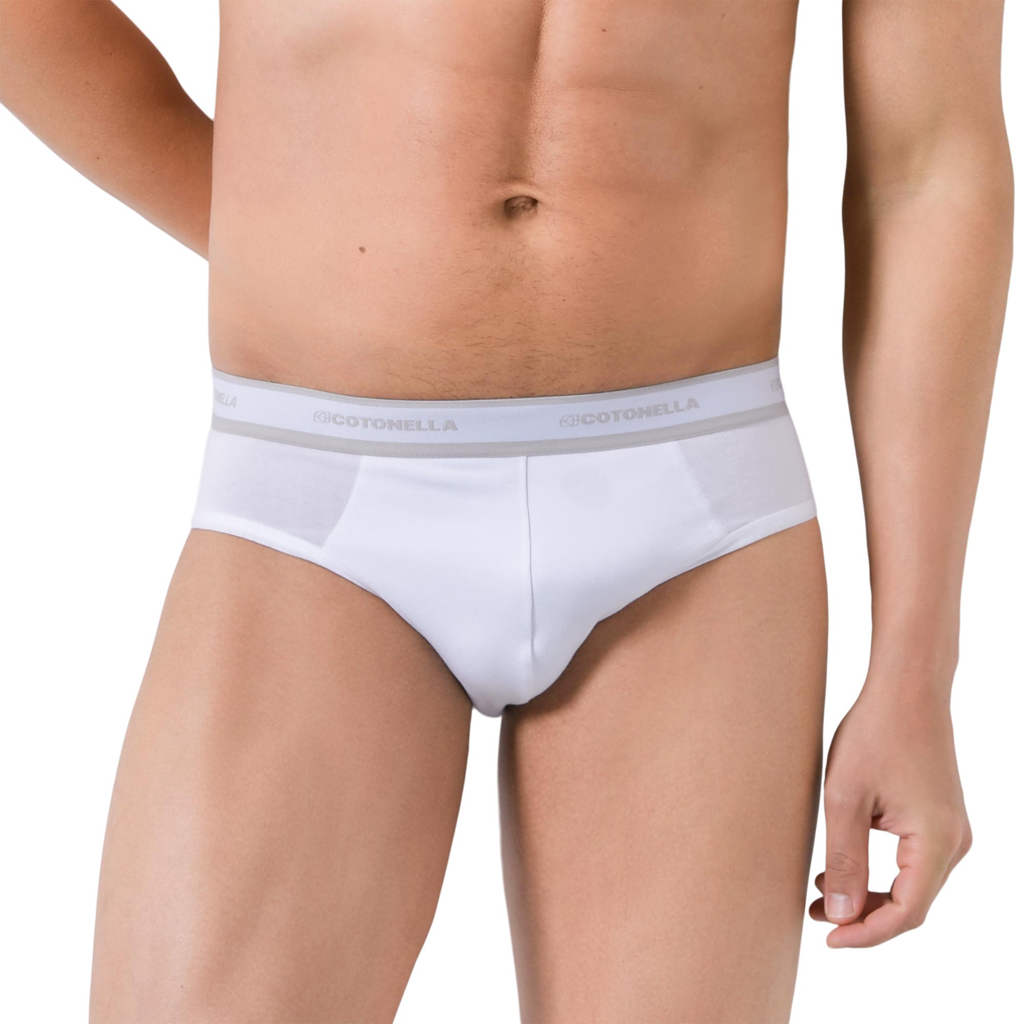 Slip Uomo Cotonella Bianco AU430_00001