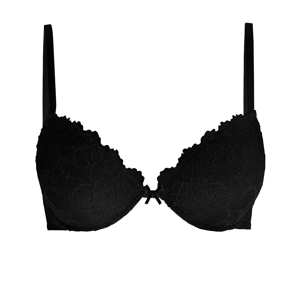 Reggiseno Push-up Con Ferretto - Daniela Donna Cotonella Nero CD023_00002_2