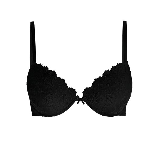 Reggiseno Push-up Con Ferretto - Daniela Donna Cotonella Nero CD023_00002_2