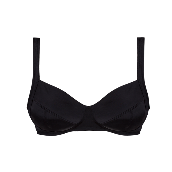Reggiseno Senza Ferretto - Viola Donna Cotonella Nero CD053_00002_4
