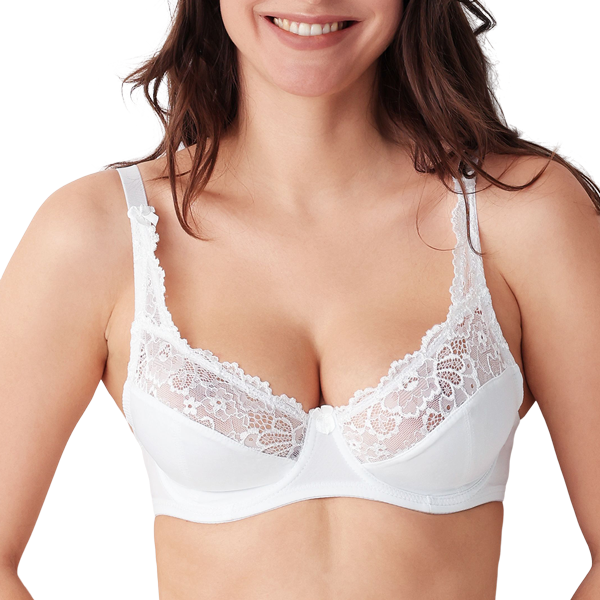 Reggiseno Con Ferretto - Aurora Donna Cotonella Bianco CD055_00001
