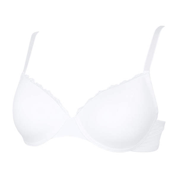 Reggiseno Imbott Con Ferretto - Claudia Donna Cotonella Bianco CD059_00001_4