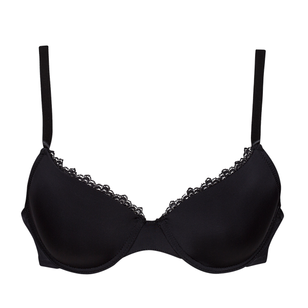 Reggiseno Imbott Con Ferretto - Claudia Donna Cotonella Nero CD059_00002_3