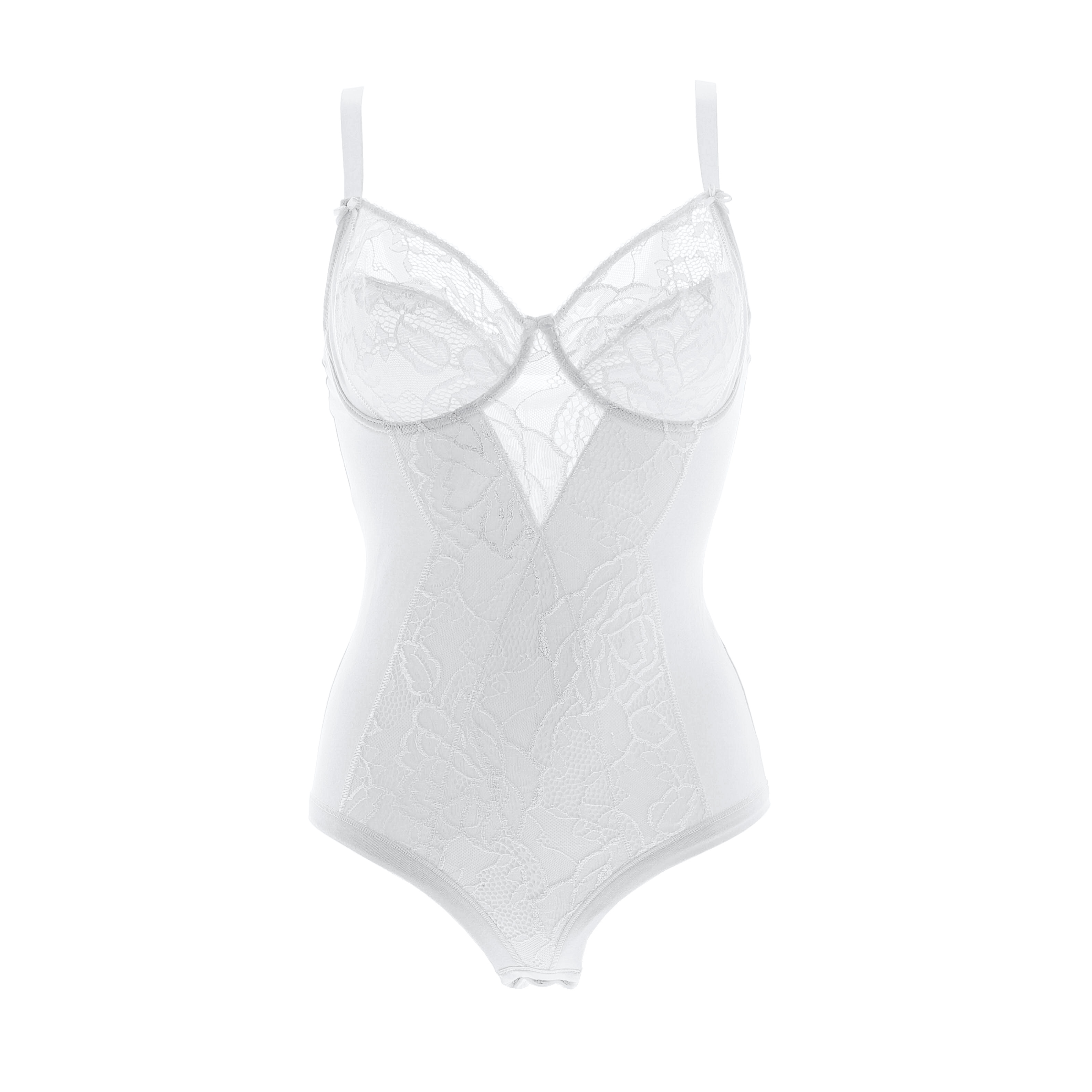 Body Con Ferretto Donna Cotonella Bianco CD521_00001