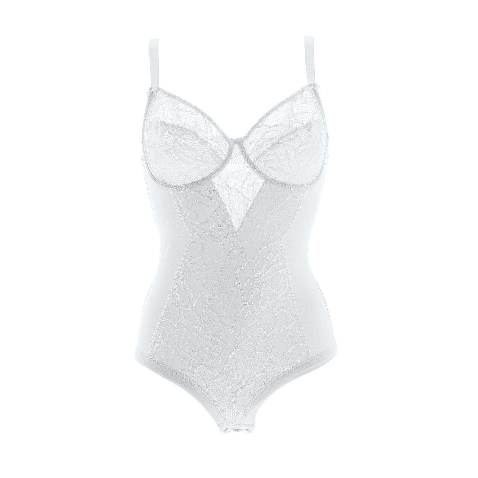 Body Con Ferretto Donna Cotonella Bianco CD521_00001