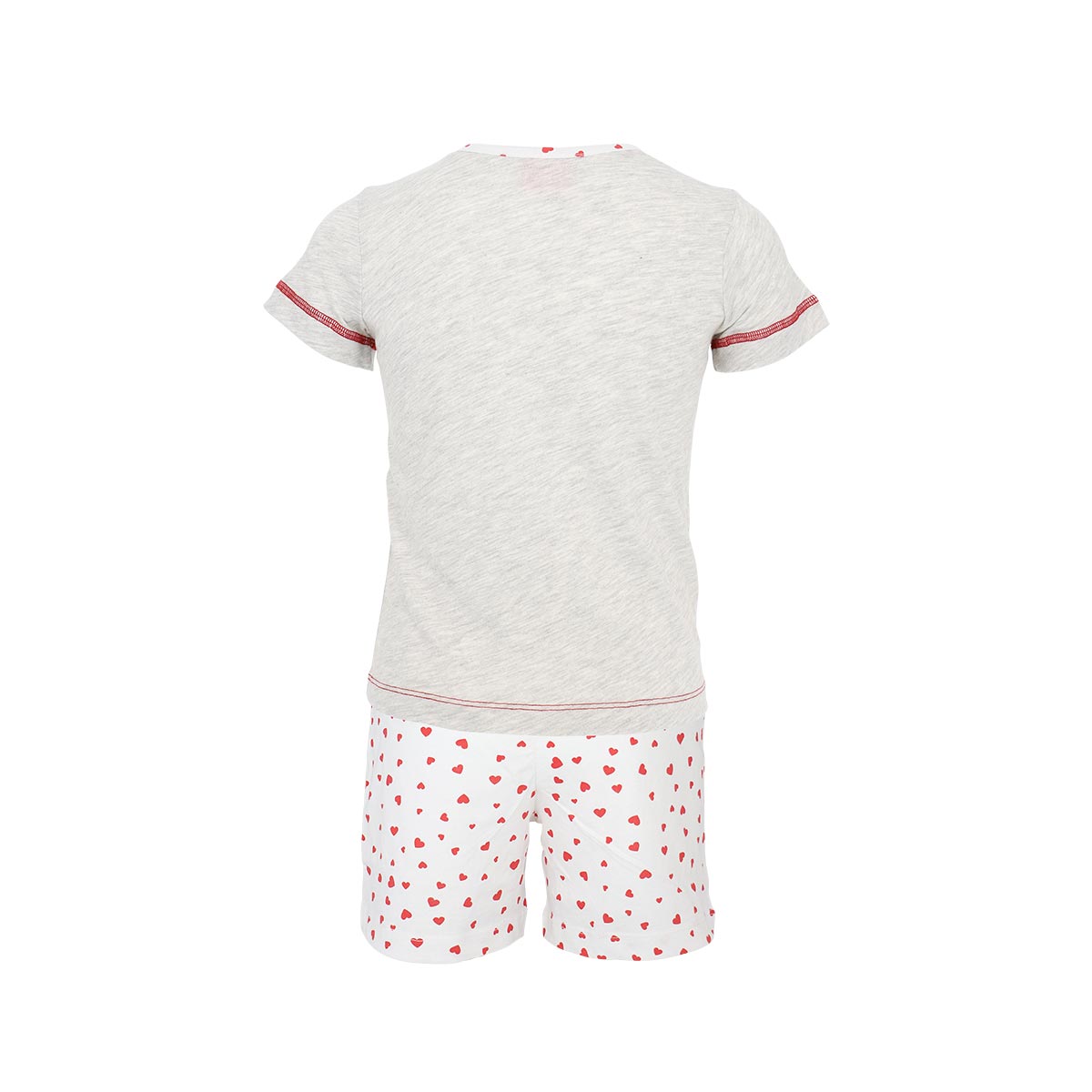 Pigiama Girocollo Manica Corta+shorts Donna Cotonella Grigio Chiaro M DB339_ME013_4