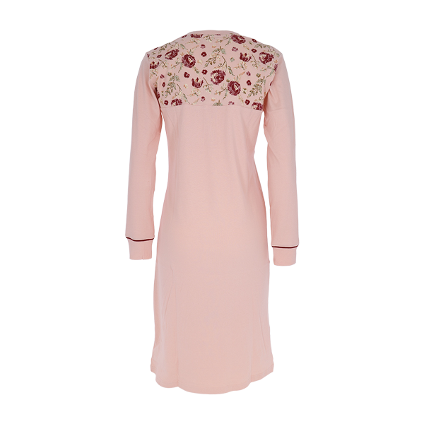 Camicia Da Notte Serafino M/l Donna Cotonella Rosa DDC13_RAS04_4