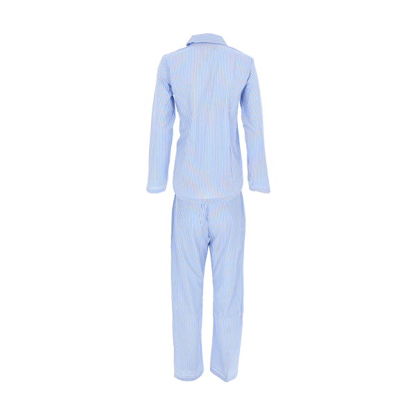 Pigiama Aperto M/l + Pant. Lungo Donna Cotonella Azzurro DDD54_00005_3