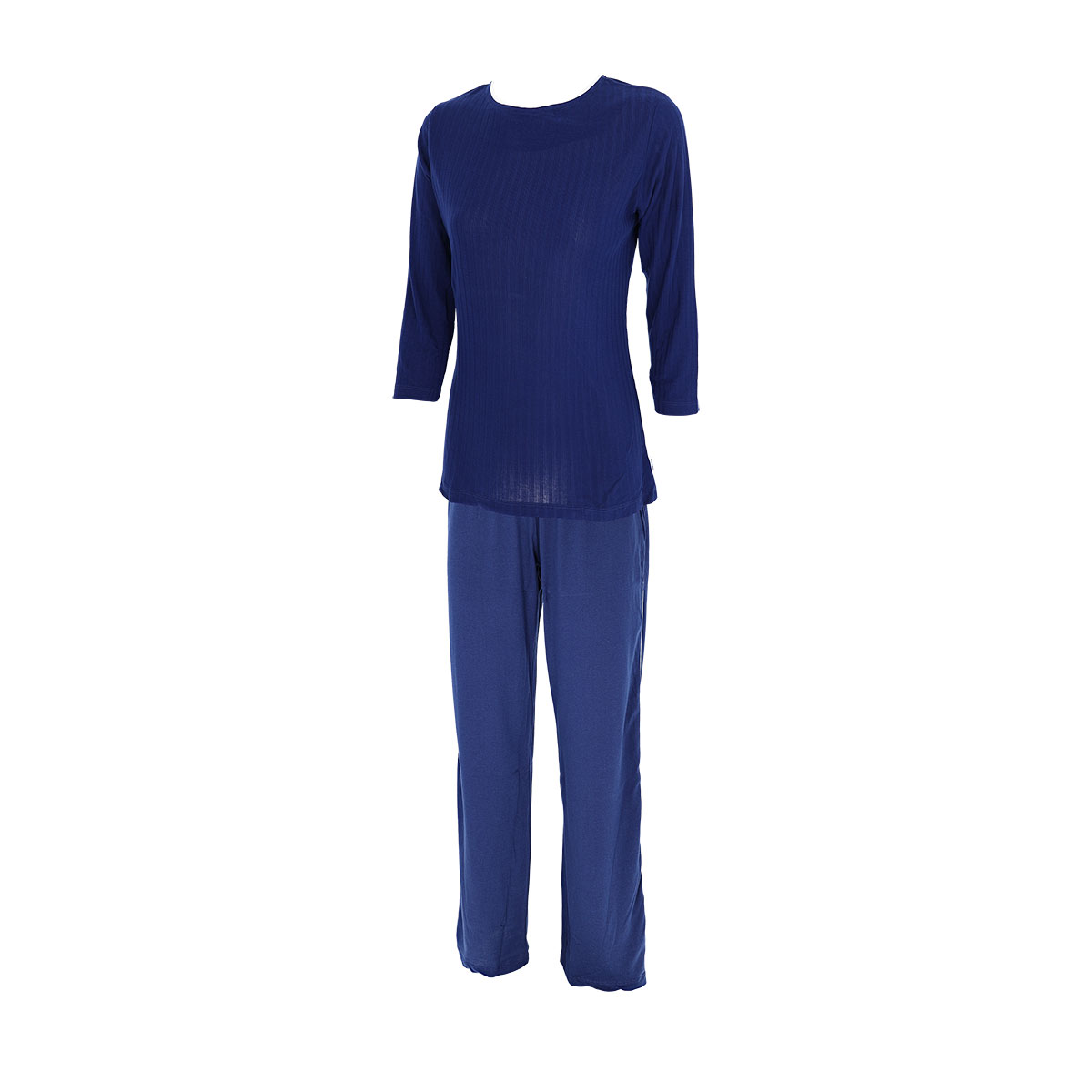 Pigiama Manica 3/4 + Pant. Lungo Donna Cotonella Blu DDD56_BL014_3