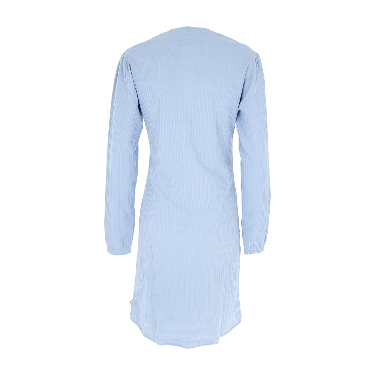 Camicia Da Notte Serafino M/l Donna Cotonella Azzurro DDE16_AC005_3