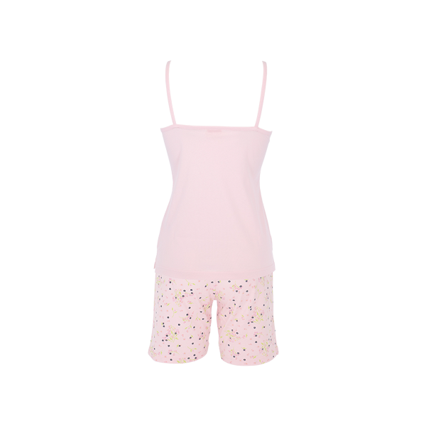 Pigiama Con Top+shorts Donna Cotonella Rosa DDF01_00004_4