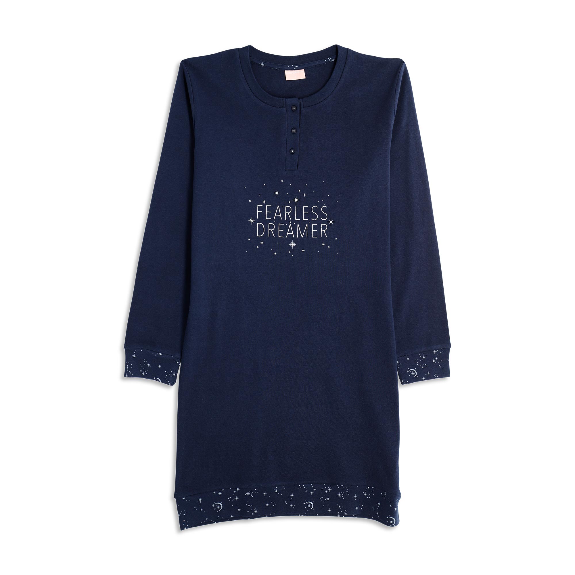 Camicia Da Notte Donna Trifolium In Cotone: Senza Maniche, Lunga, Stampa Floreale
