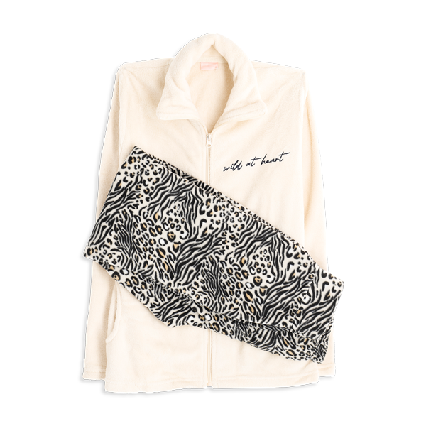 Tuta Con Zip Donna Cotonella Beige DDG17_D0010_2
