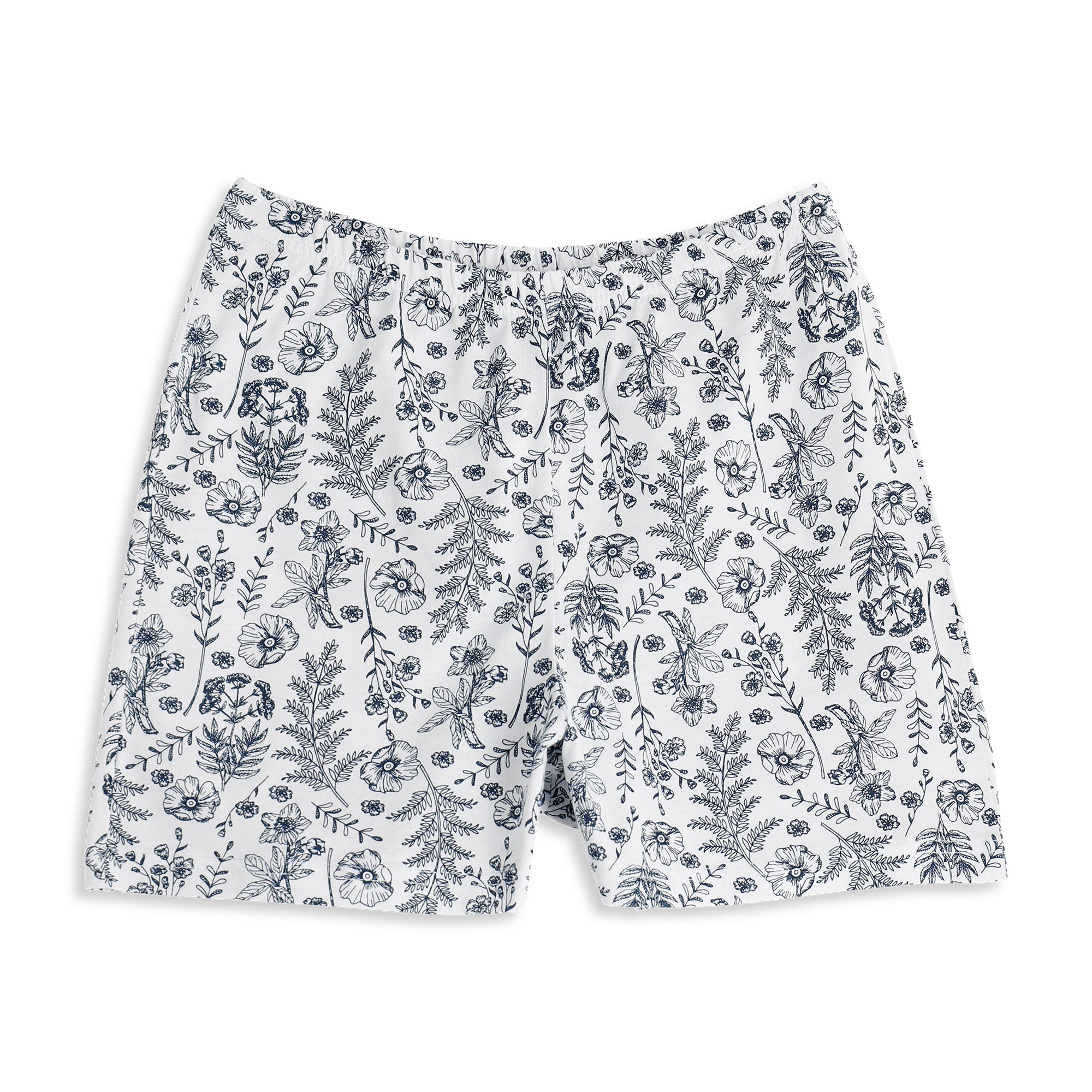 Pigiama Serafino Manica Corta+shorts Donna Cotonella Bianco DDG19_00001_4