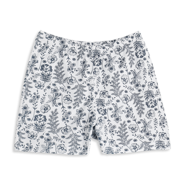 Pigiama Serafino Manica Corta+shorts Donna Cotonella Bianco DDG19_00001_4