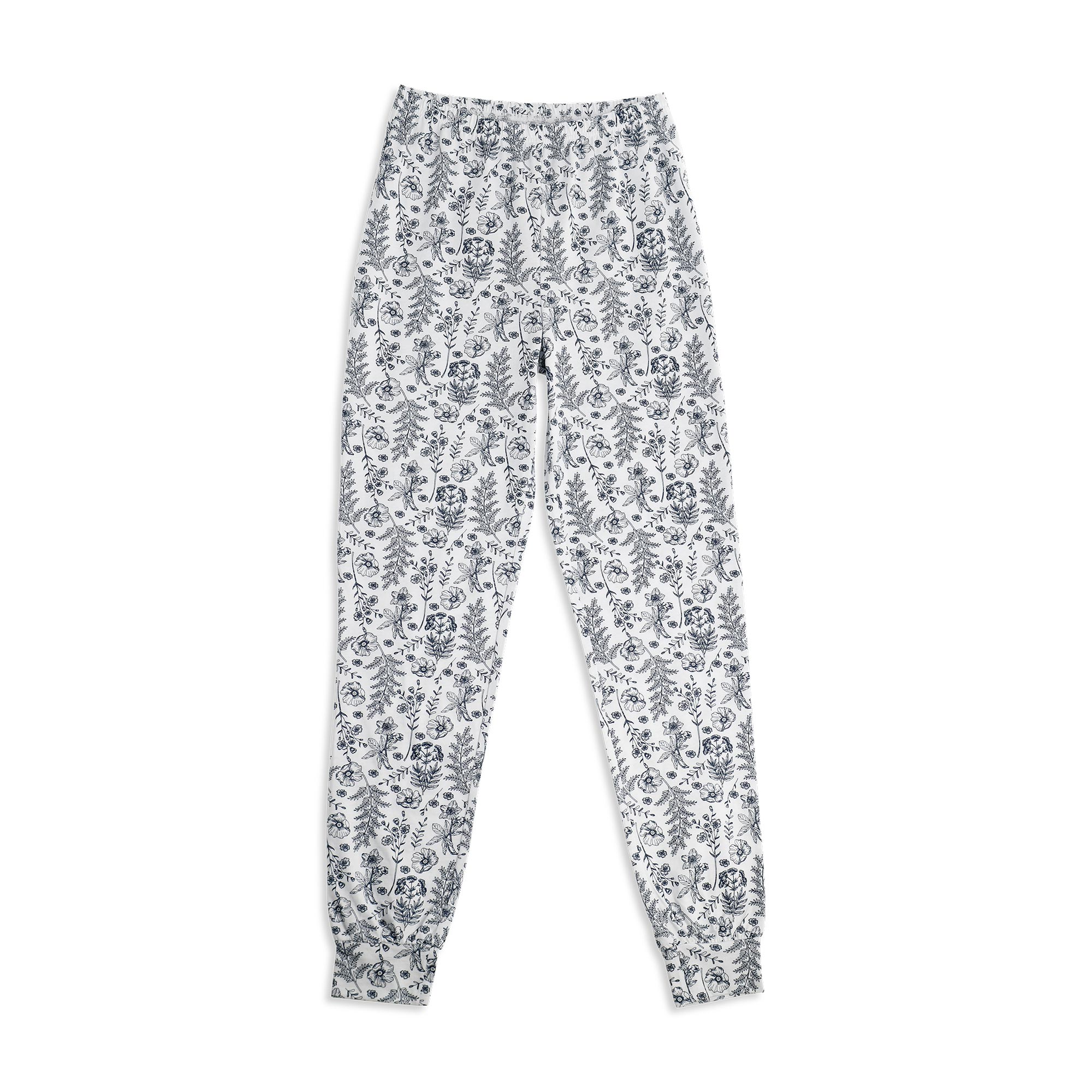 Pigiama Serafino Manica Lunga+pant.lungo Donna Cotonella Bianco DDG20_00001_4