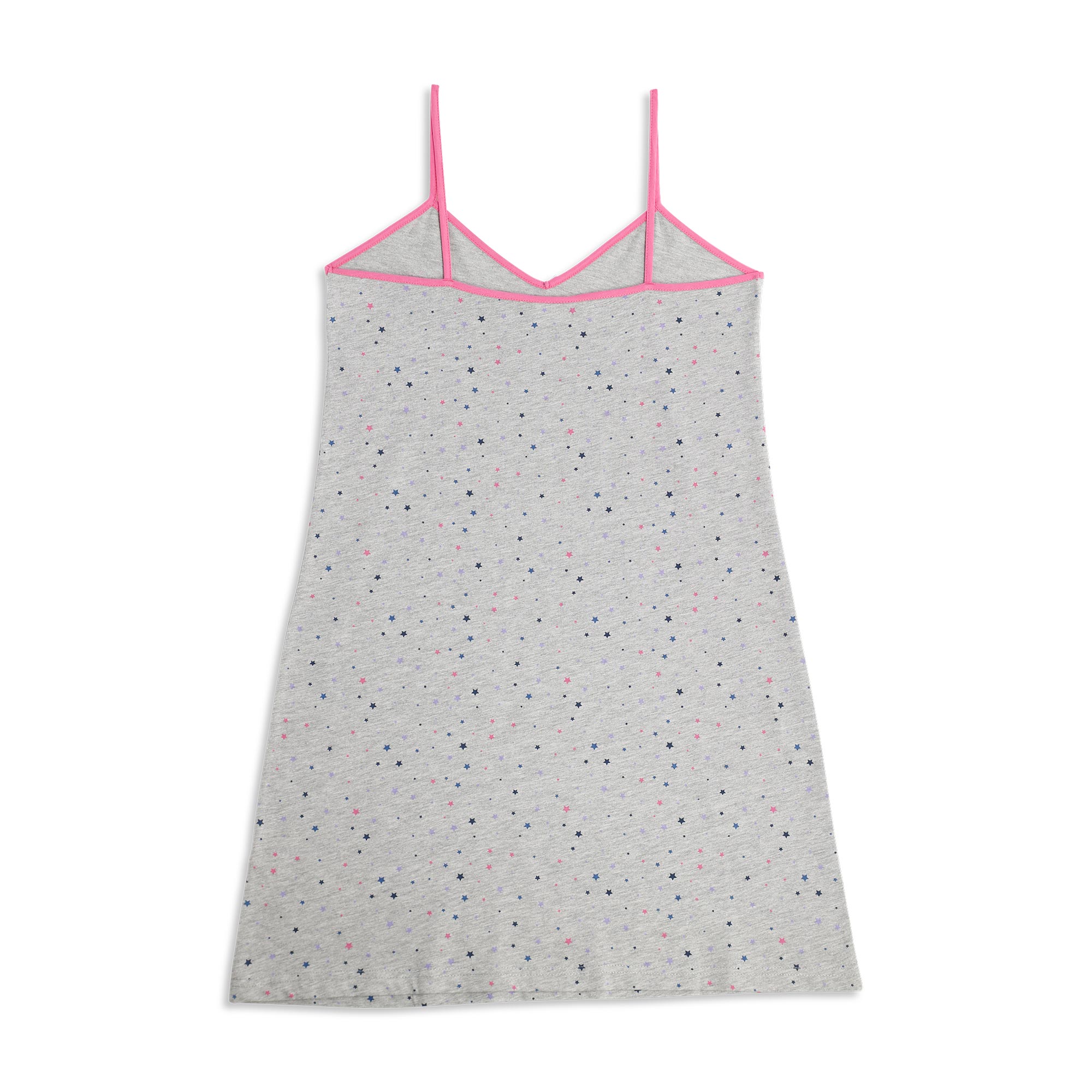 Camicia Da Notte Spalla Stretta Donna Cotonella Grigio Melange DDG29_00113_2