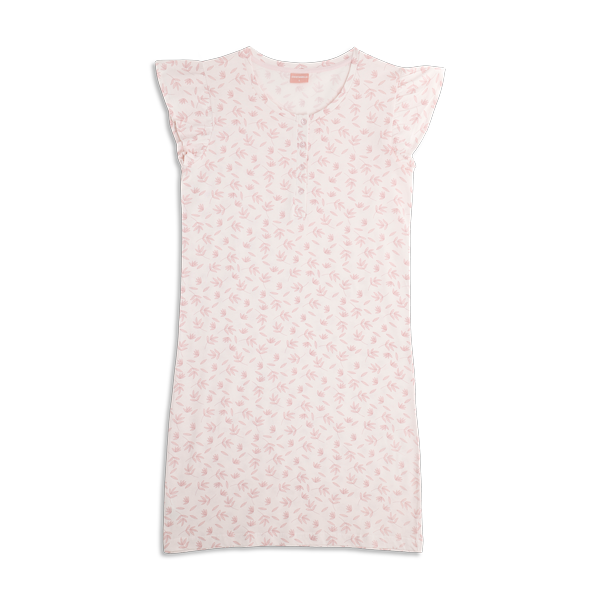 Camicia Da Notte Serafino Manica Corta Donna Cotonella Rosa DDG56_00004