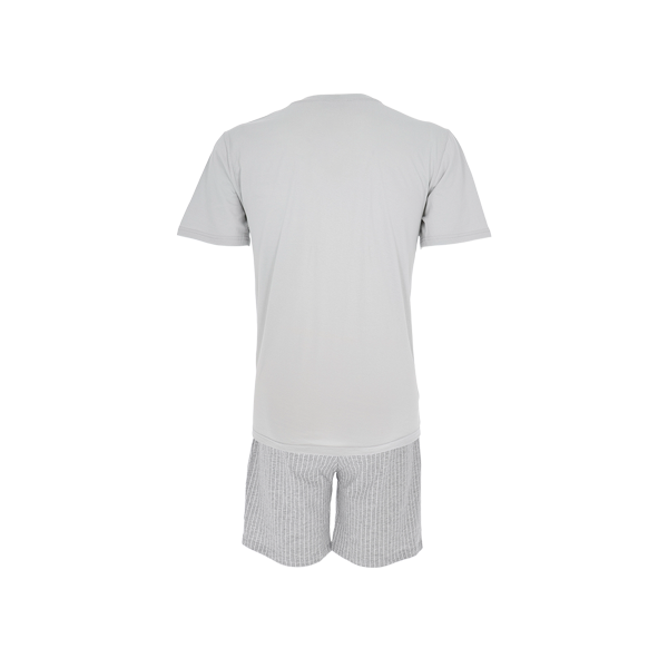 Pigiama Girocollo M/m + Shorts Uomo Cotonella Grigio DU511_00013_2