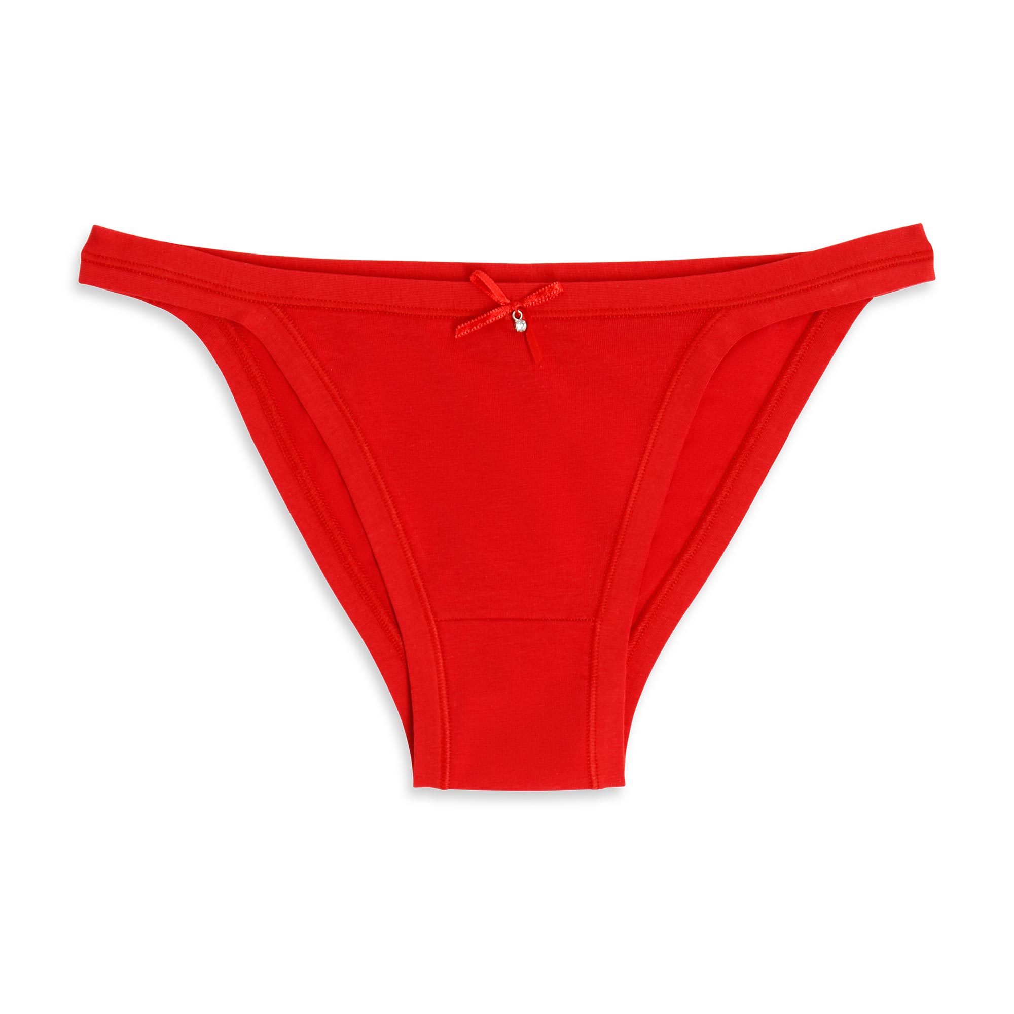Tanga Donna Cotonella Rosso ED488_00007_2