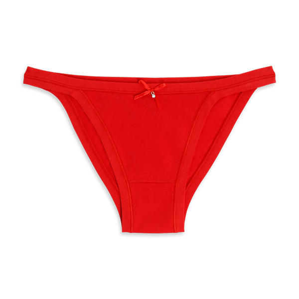 Tanga Donna Cotonella Rosso ED488_00007_2