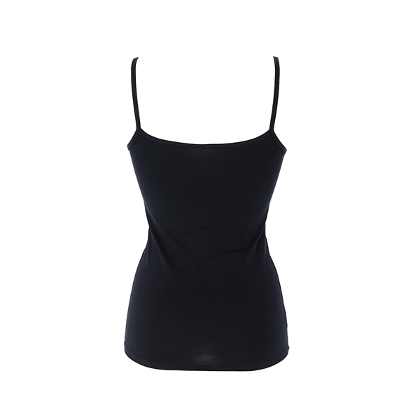 Top Donna Cotonella Nero GD006_00002_5