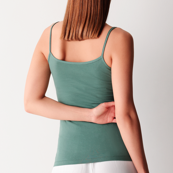 Top Donna Cotonella Verde GD006_00009_2