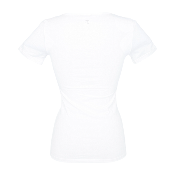 Maglia Girocollo Manica Corta Donna Cotonella Bianco GD010_00001_5