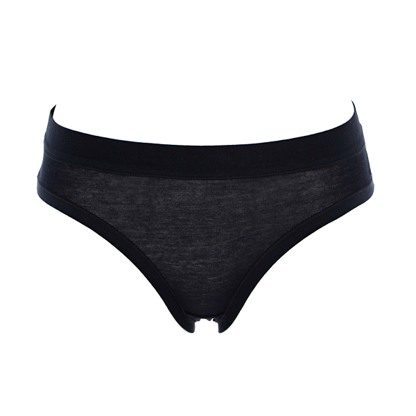 2 Slip Donna Cotonella Nero GD019K2_00002_3