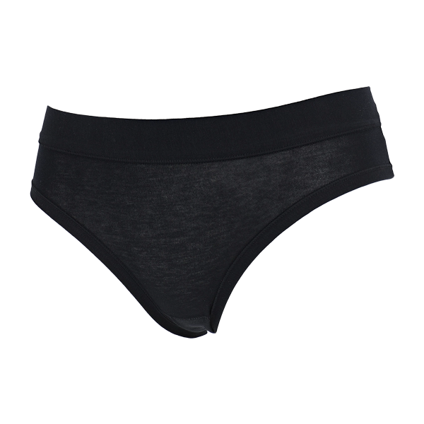 2 Slip Donna Cotonella Nero GD019K2_00002_4