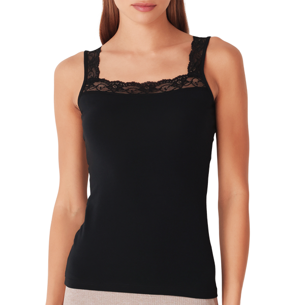 Canotta Donna Cotonella Nero GD138_00002