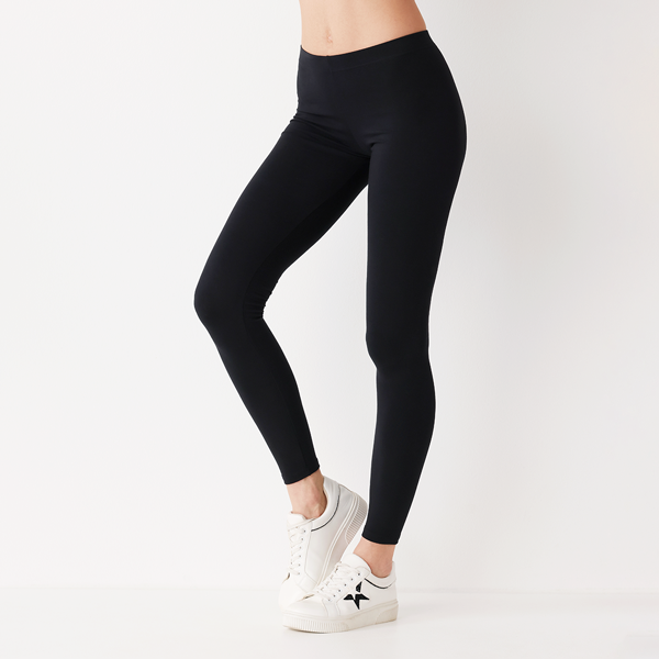 Leggings Donna Cotonella Nero GD178_00002