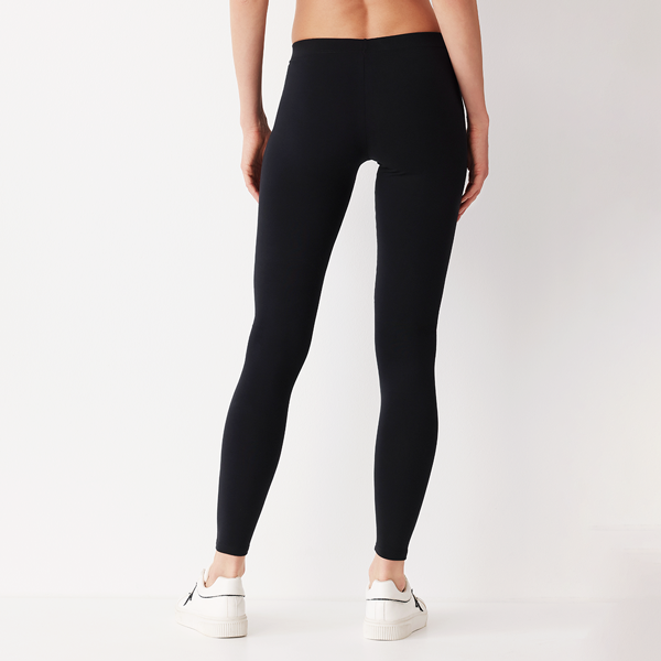 Leggings Donna Cotonella Nero GD178_00002_2