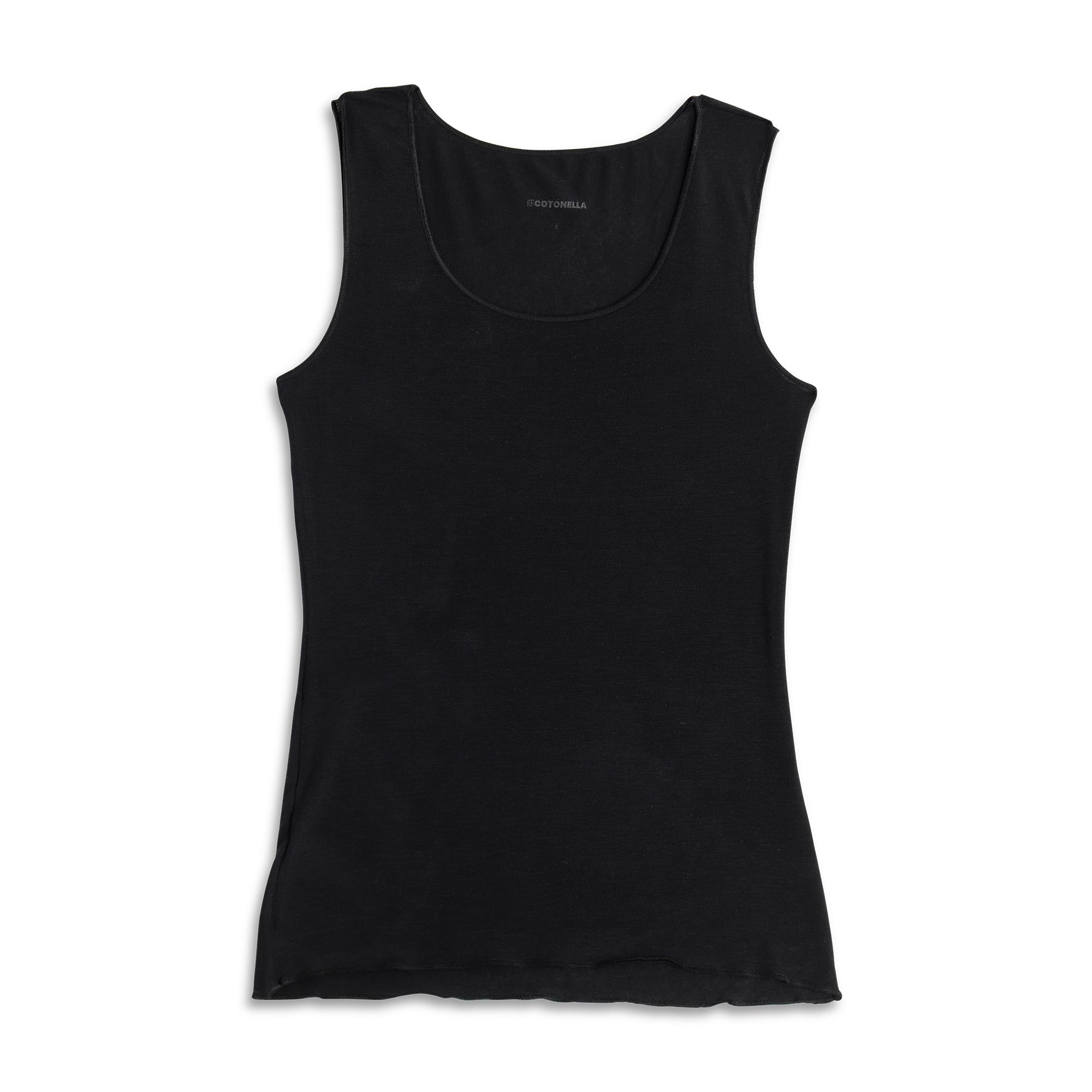 Canotta Donna Cotonella Nero GD277_00002_3