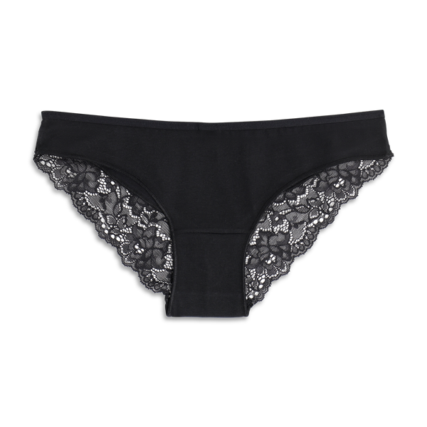 2 Slip Donna Cotonella Nero GD287K2_00002_3