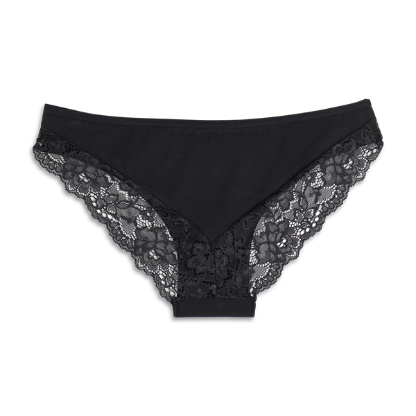 2 Slip Donna Cotonella Nero GD287K2_00002_4