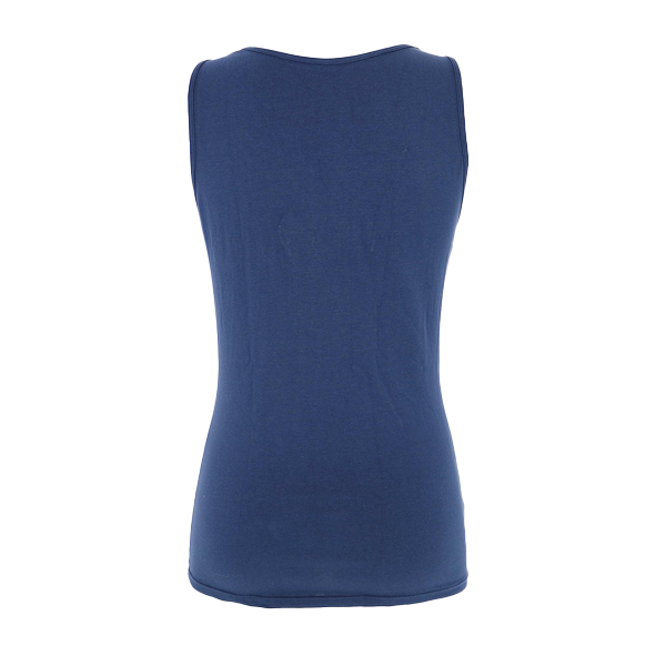 Canotta Spalla Larga Donna Cotonella Blu GD302_00014_2