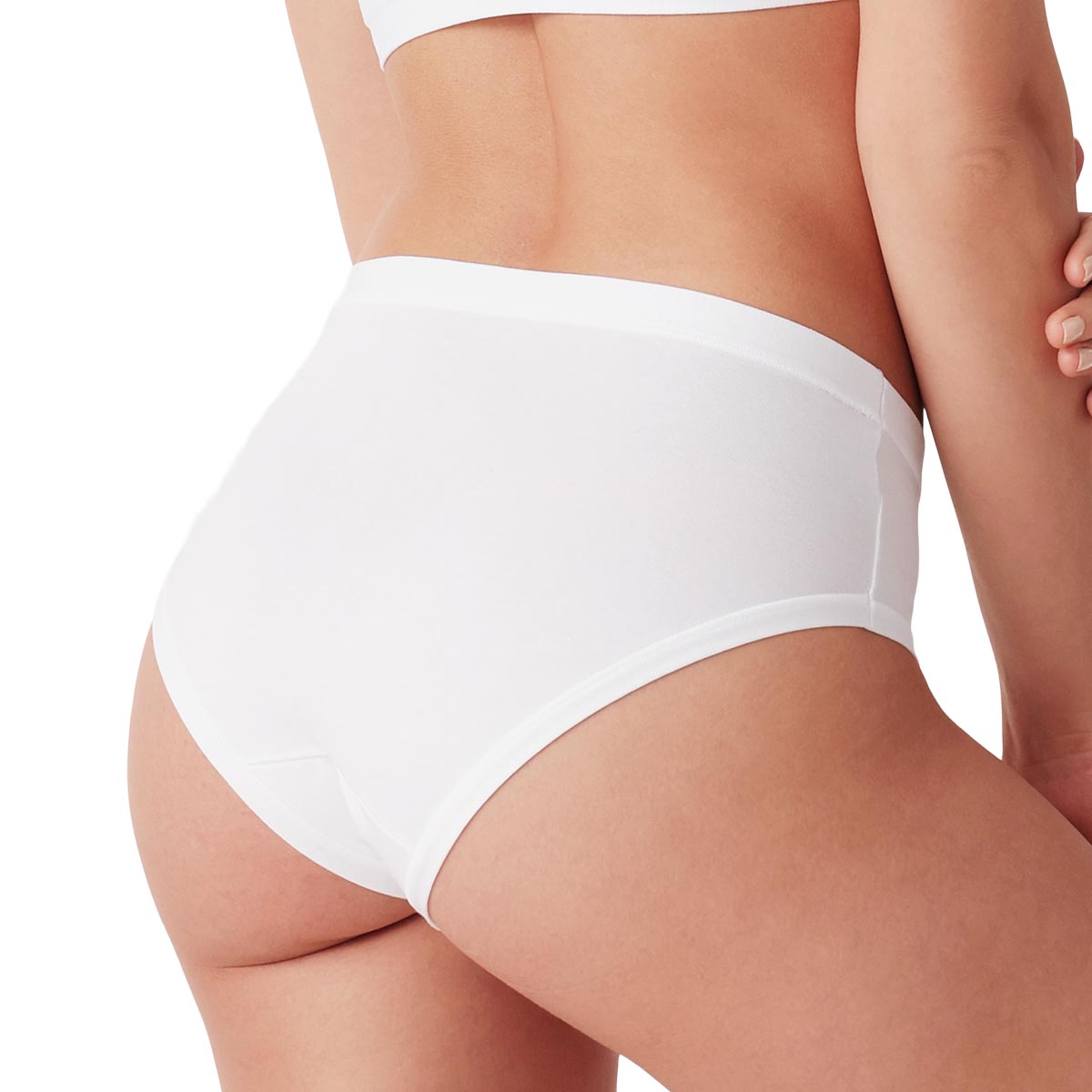 Midi Donna Cotonella Bianco GD366_00001_2