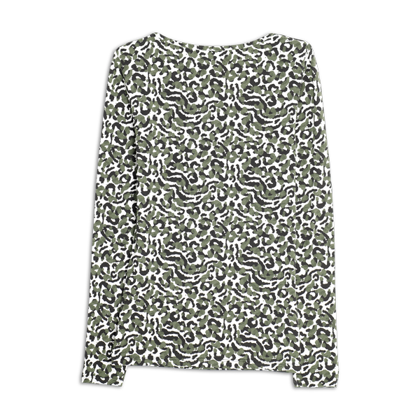 Maglia Girocollo Manica Lunga Donna Cotonella Stampa Salvia GD430_ST016_2