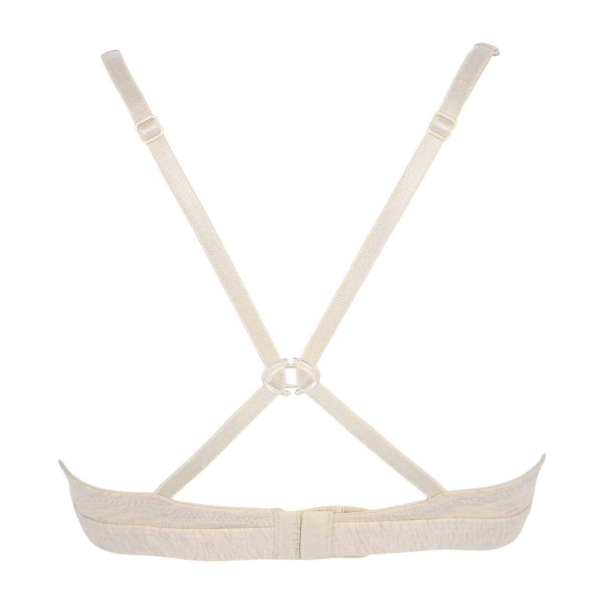 Reggiseno Triangolo Senza Ferretto Donna Cotonella Naturale Melang GD434_NAT02_3