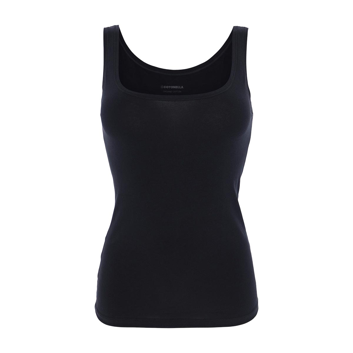 Canotta Donna Cotonella Nero GD443_00002_3