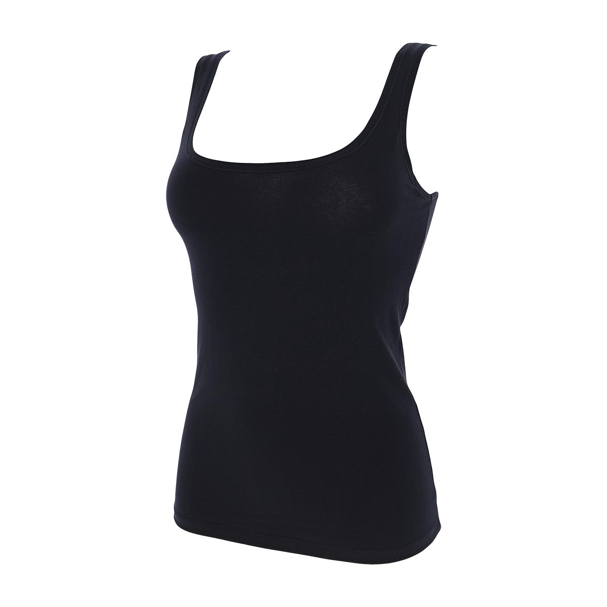 Canotta Donna Cotonella Nero GD443_00002_4