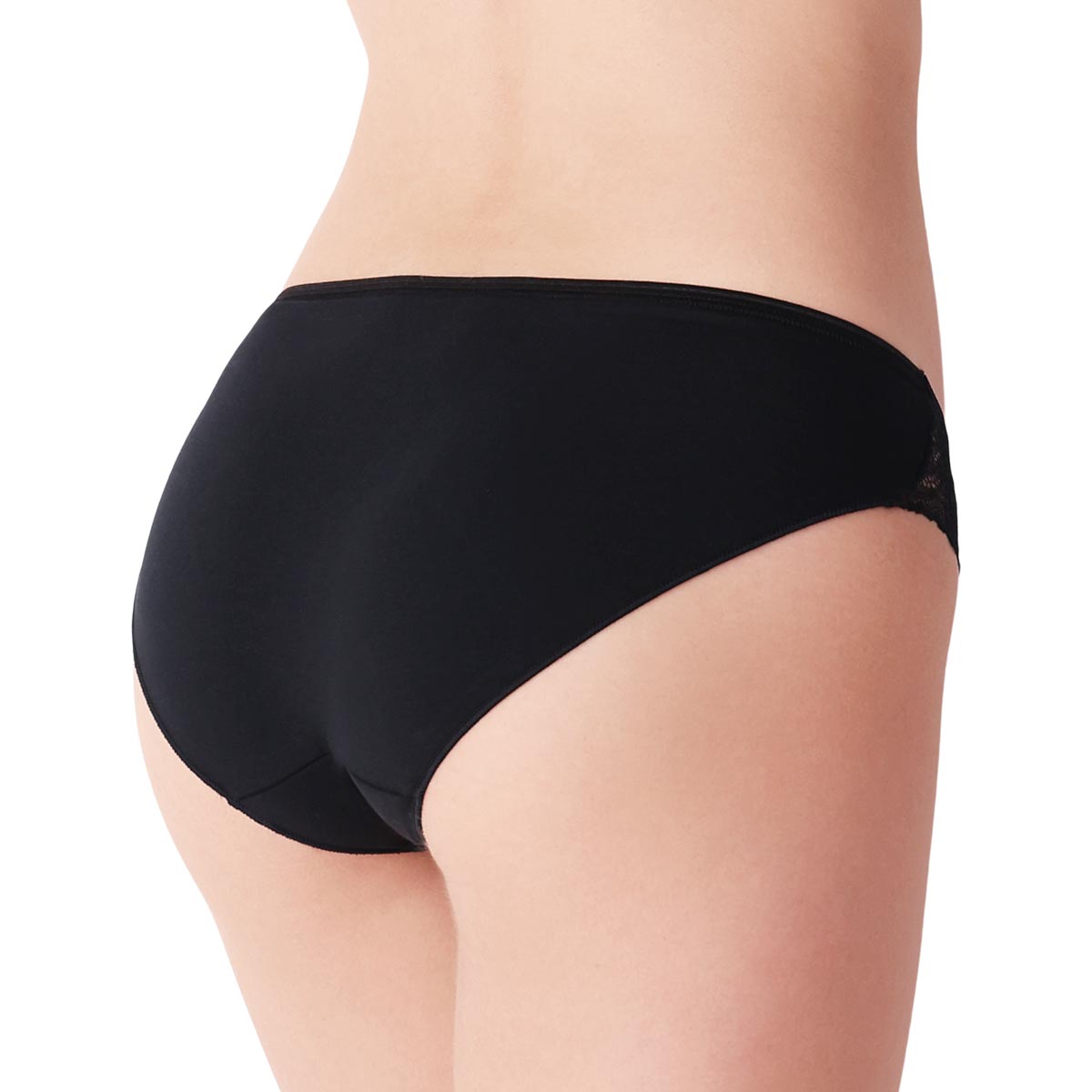2 Slip Donna Cotonella Nero GD464K2_00002_2